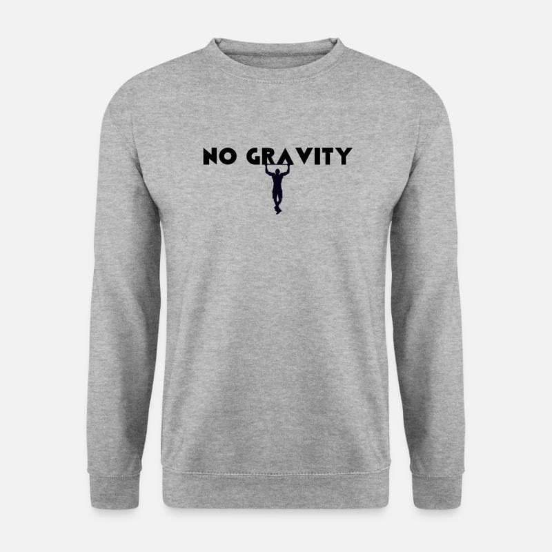 No Gravity - Unisex Pullover - Weißgrau meliert