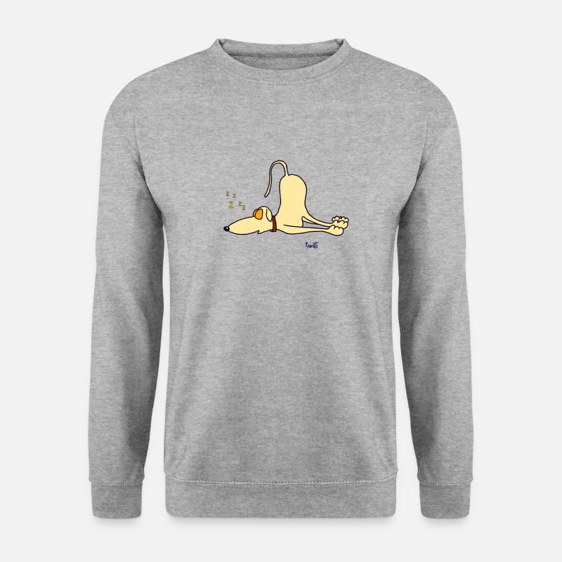 Greyhound - just sleeping - Unisex Sweatshirt - salt & pepper