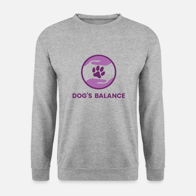 Logo colour 3 - Unisex Pullover - Weißgrau meliert