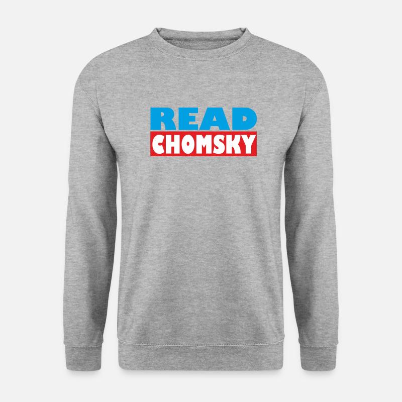 Read CHOMSKY - Unisex Pullover - Weißgrau meliert