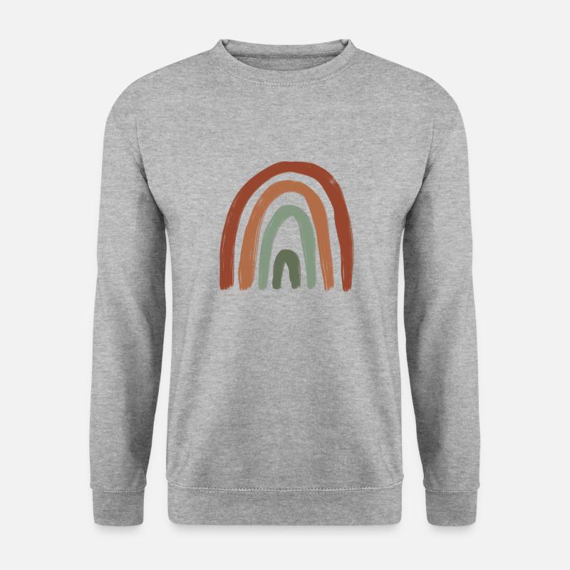 Rainbow - Unisex Pullover - Weißgrau meliert