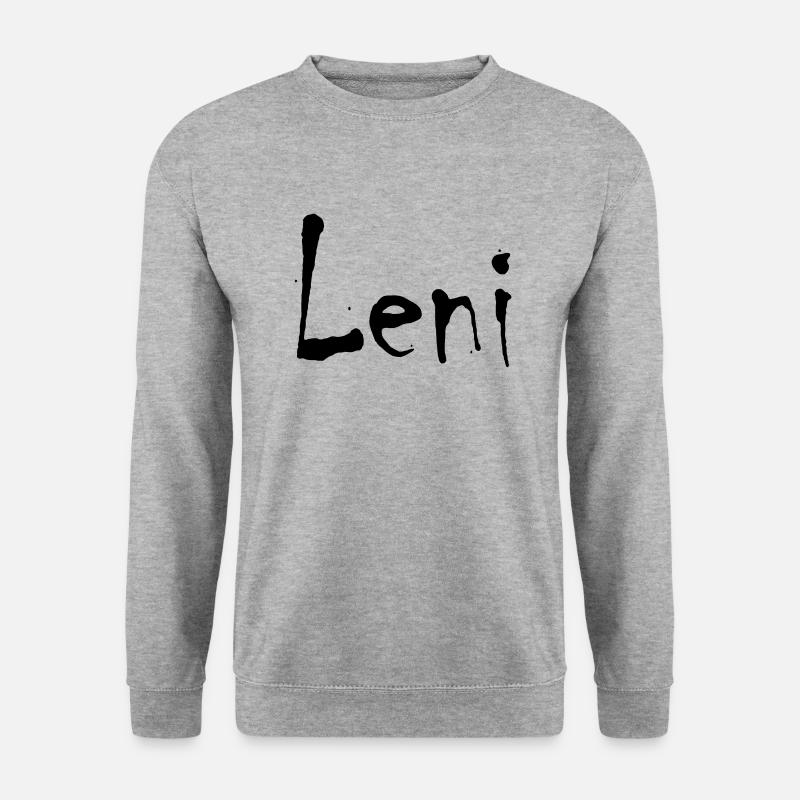 Leni - Unisex Pullover - Weißgrau meliert