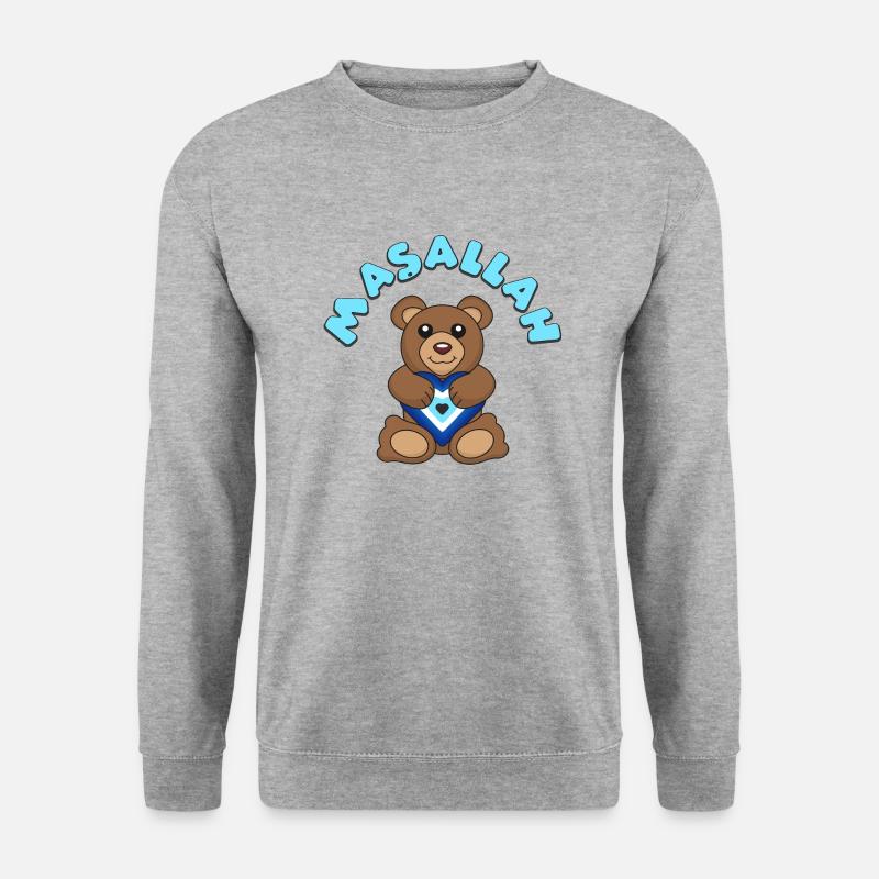 Nazar - Unisex Pullover - Weißgrau meliert