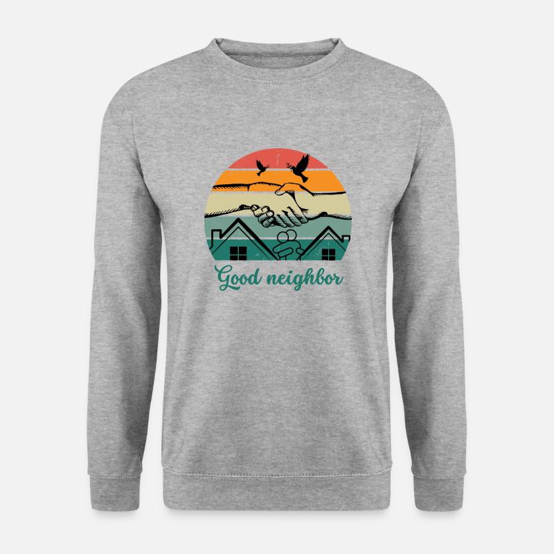 Good neighbor BW - Unisex Sweatshirt - salt & pepper