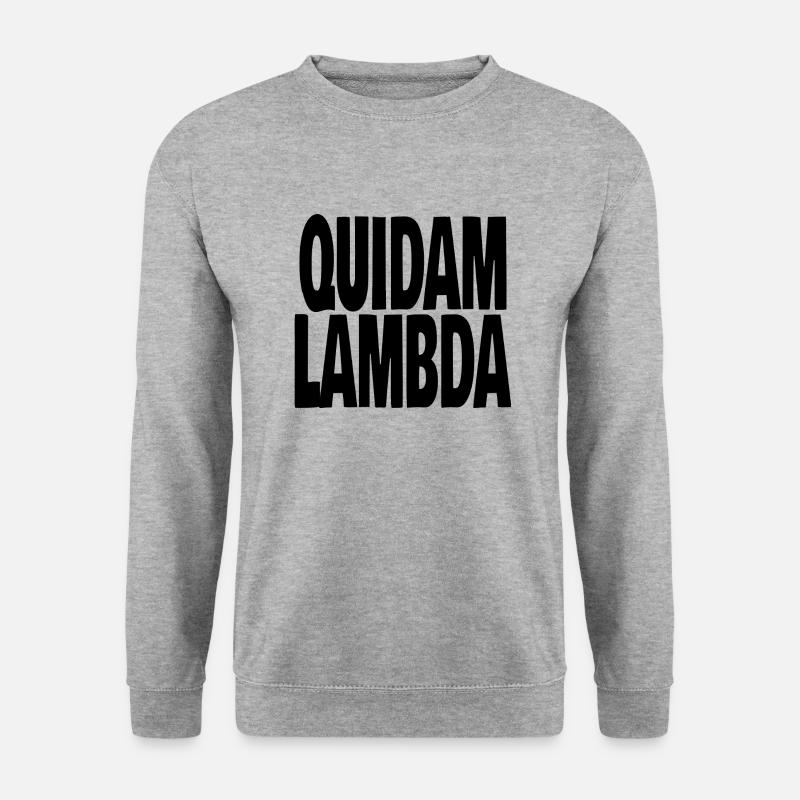 quidam lambda - Sweat-shirt Unisexe - gris chiné