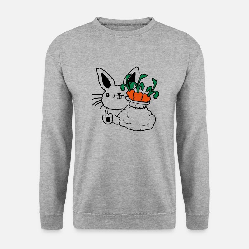 Carrots Vegetable Sack Easter - Unisex Sweatshirt - salt & pepper