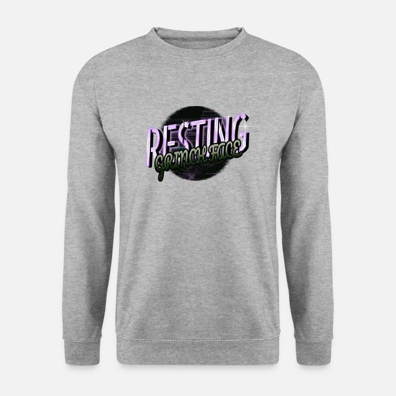 bodybuilder christmas birthday present idea - Unisex Pullover - Weißgrau meliert