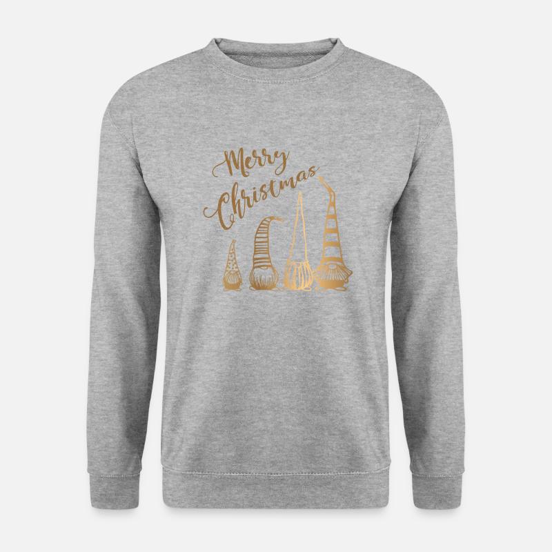 FELIZ NAVIDAD - Unisex Pullover - Weißgrau meliert