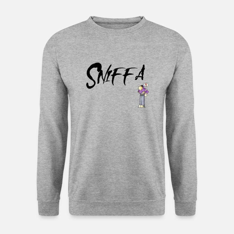 Sniffa - Unisex Pullover - Weißgrau meliert