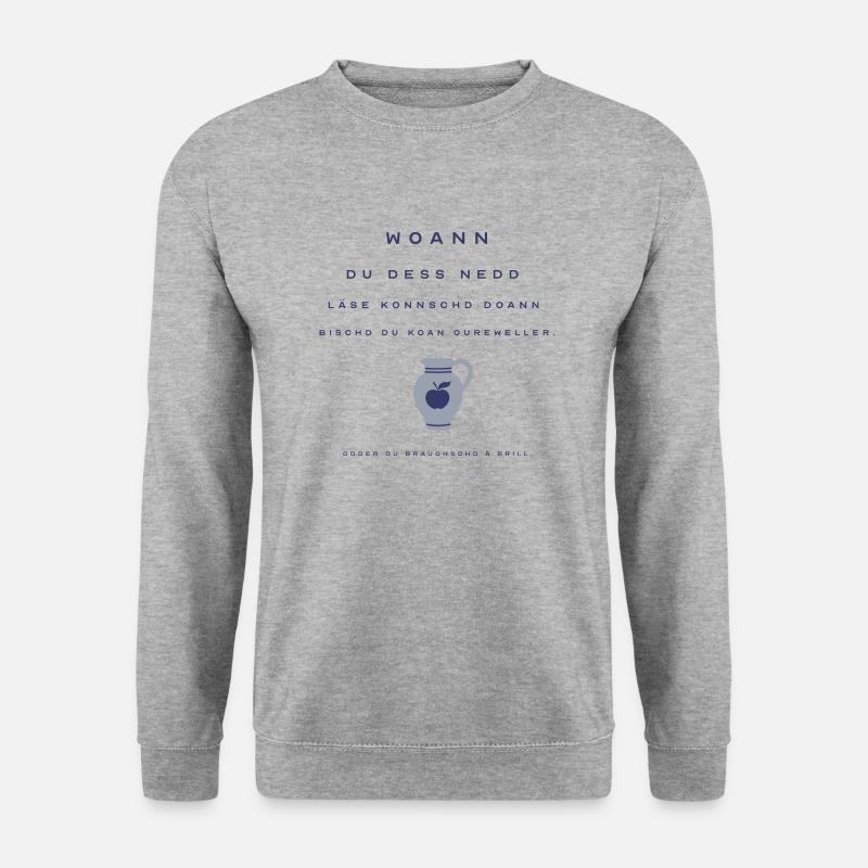 Oureweller - Unisex Pullover - Weißgrau meliert