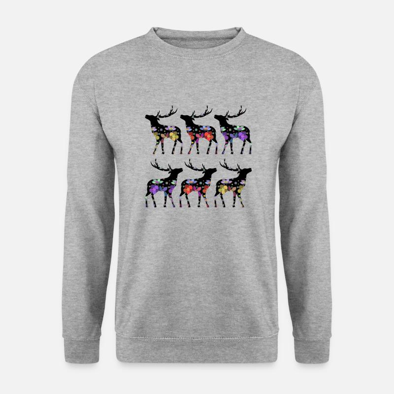 Cerf - Sweat-shirt Unisexe - gris chiné