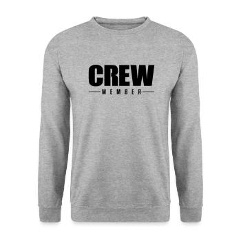 Membre d’équipage - Sweat-shirt Unisexe - gris chiné - Devant - Alina (178cm) & Michal (187cm)