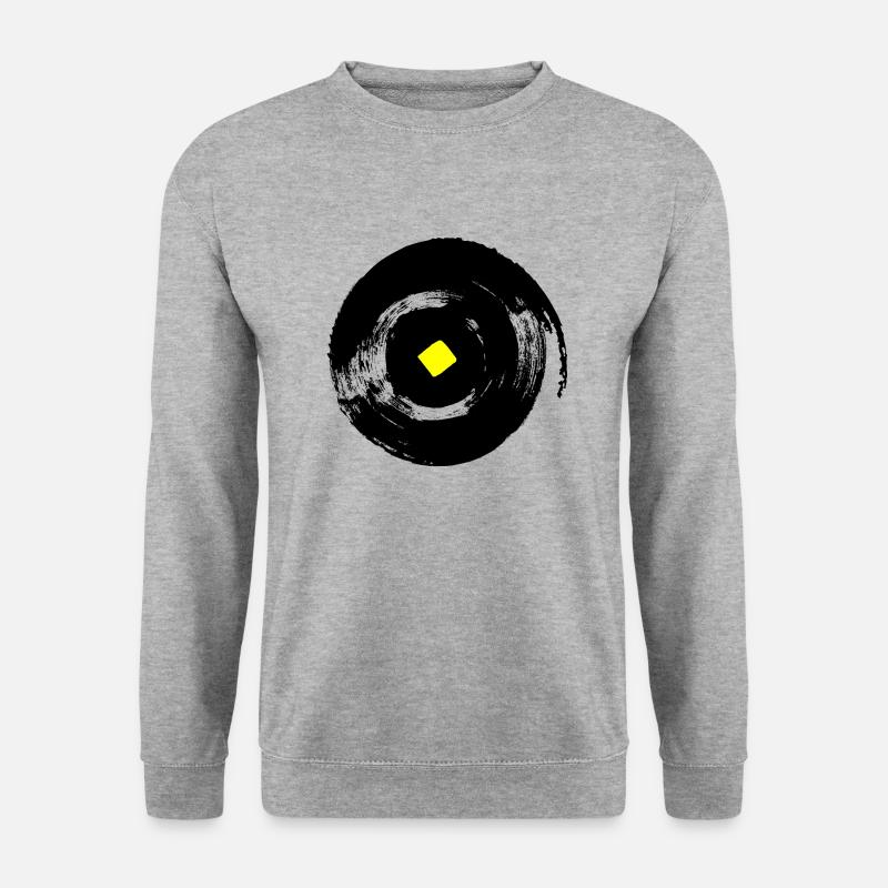 kaaba tawaf - Unisex Pullover - Weißgrau meliert