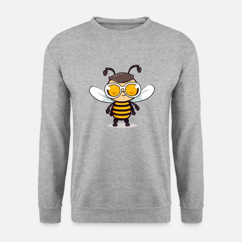 Fry the bee - Unisex Sweatshirt - salt & pepper