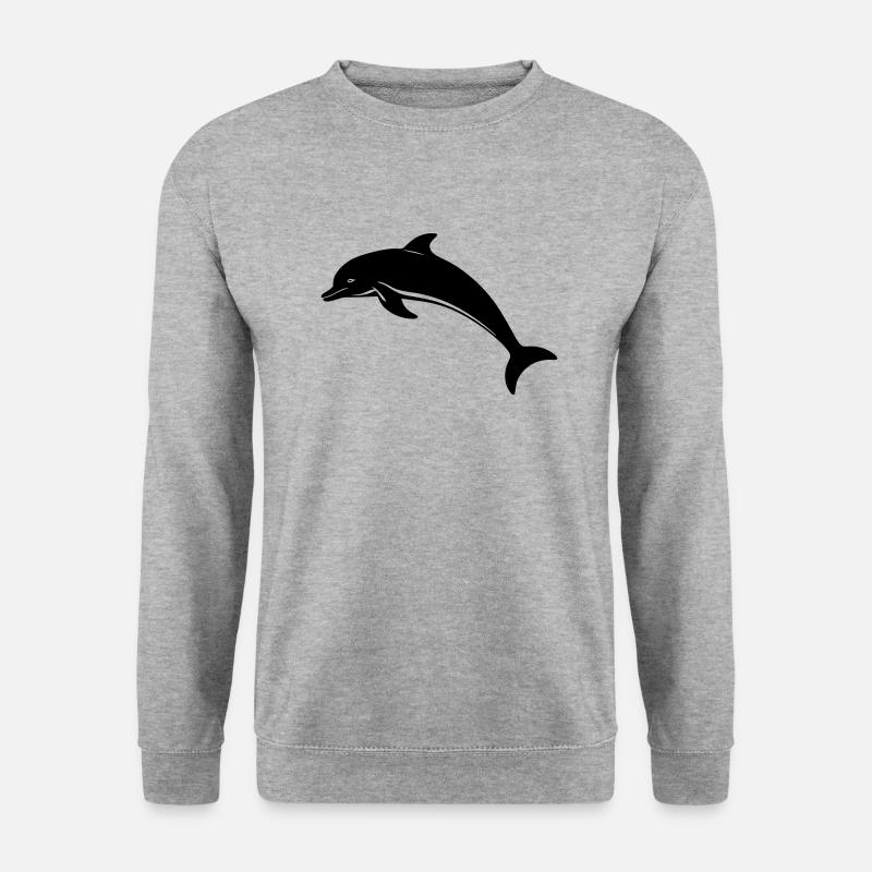 Dolphin - Unisex Sweatshirt - salt & pepper