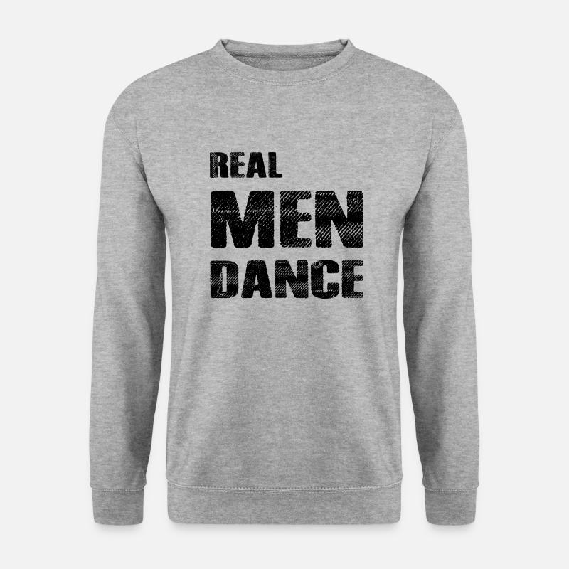 Dancing Dance Music - Unisex Pullover - Weißgrau meliert