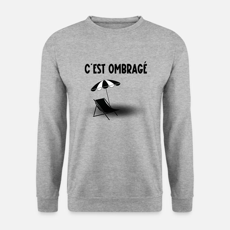 c'est ombragé - Sweat-shirt Unisexe - gris chiné