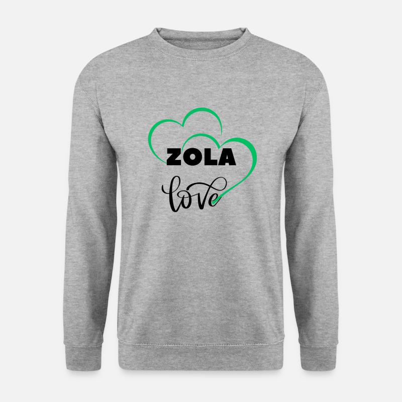 ZOLA LIEBE - Unisex Pullover - Weißgrau meliert