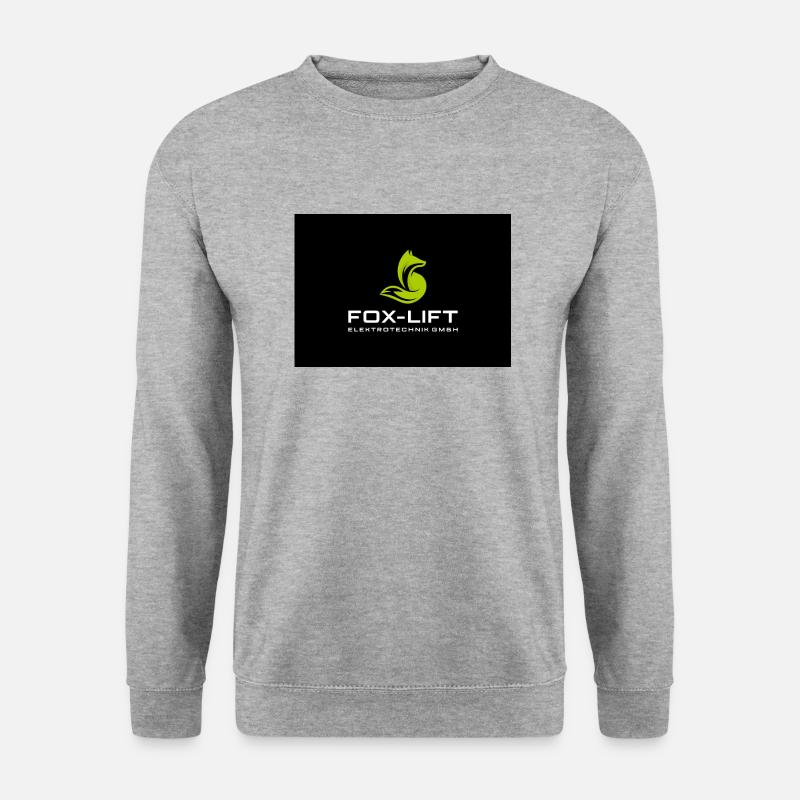 Fox lift 5 - Unisex Pullover - Weißgrau meliert