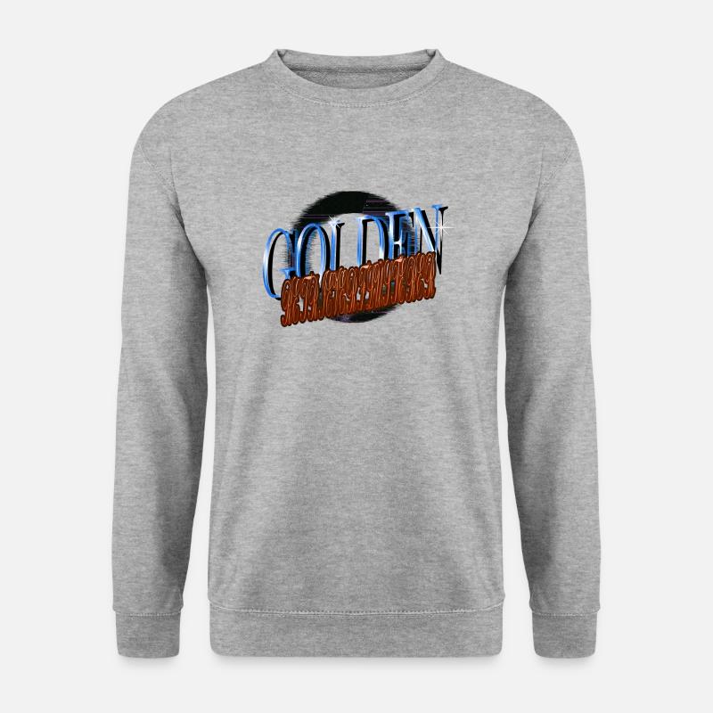 statement bachhund pfote bday bullterrier - Unisex Pullover - Weißgrau meliert