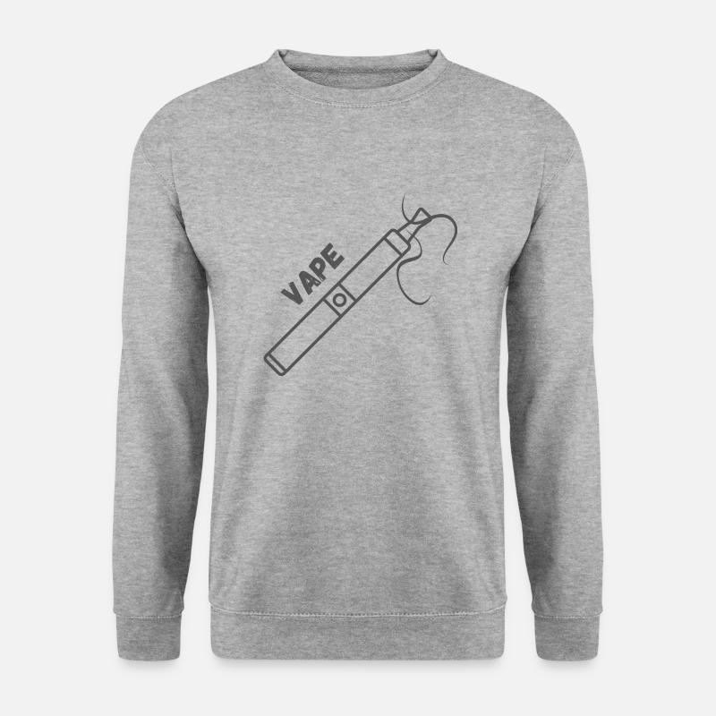 VAPE - Unisex Pullover - Weißgrau meliert