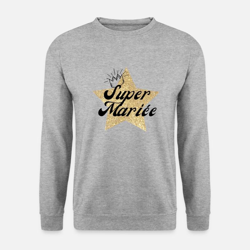 Super Star Bride - Bride Gift - Unisex Sweatshirt - salt & pepper