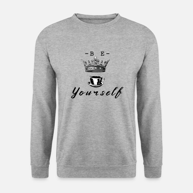 BE YOURSELF CO - Unisex Sweatshirt - salt & pepper