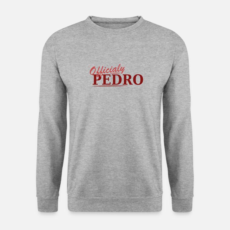 Officialy Pedro - Unisex Pullover - Weißgrau meliert