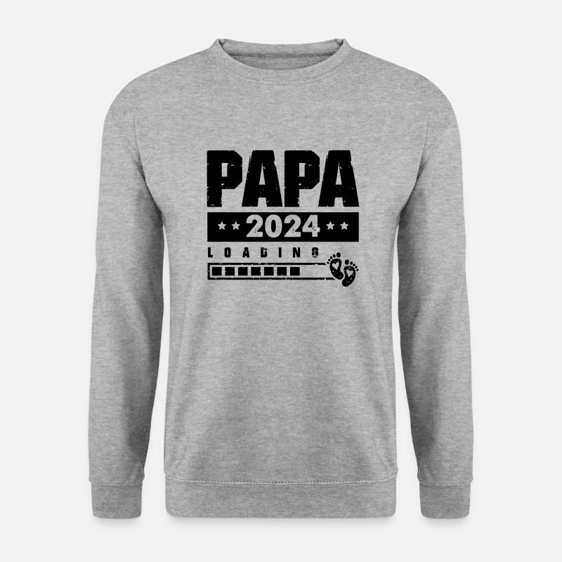 Papa 2024 Loading - Unisex Sweatshirt - salt & pepper