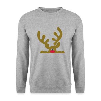 Funny gifts for Christmas - Unisex Sweatshirt - salt & pepper - Front - Alina (178cm) & Michal (187cm)