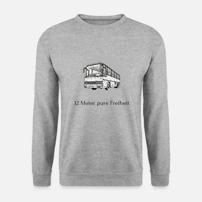12m pure Freiheit - Unisex Pullover - Weißgrau meliert