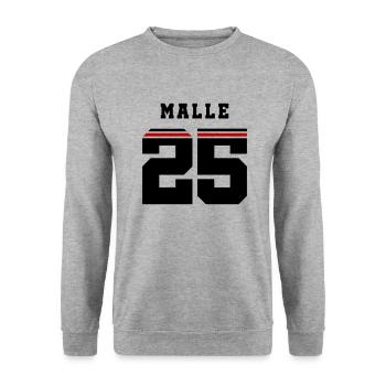 Malle 2025 Trikot - Unisex Pullover - Weißgrau meliert - Vorne - Alina (178cm) & Michal (187cm)