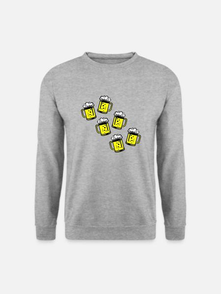 Beer Beer Mug Icon - Unisex Sweatshirt - salt & pepper