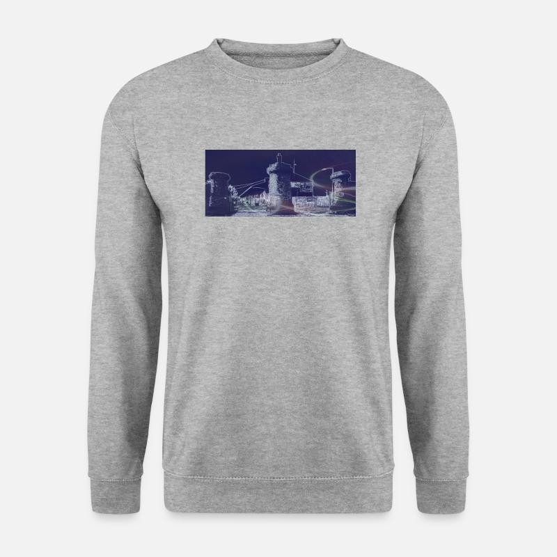 Bramley Moore Dock - Unisex Sweatshirt - salt & pepper