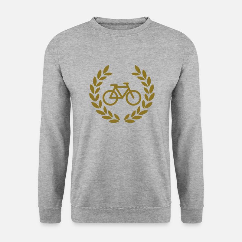 fahrrad deluxe - Unisex Pullover - Weißgrau meliert