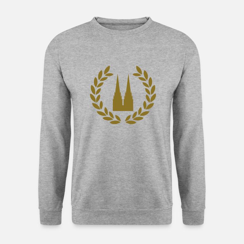 cologne deluxe - Unisex Pullover - Weißgrau meliert