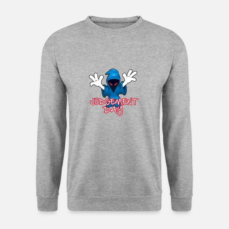 JD Logo+Text (Digital) - Unisex Sweatshirt - salt & pepper