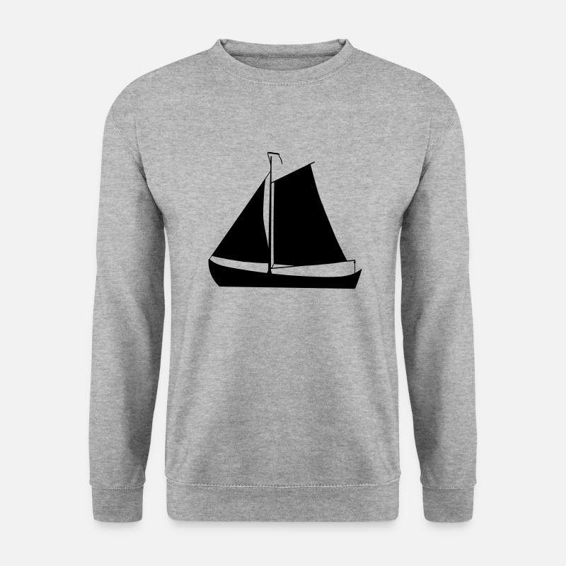 sailing ship - Unisex Sweatshirt - salt & pepper
