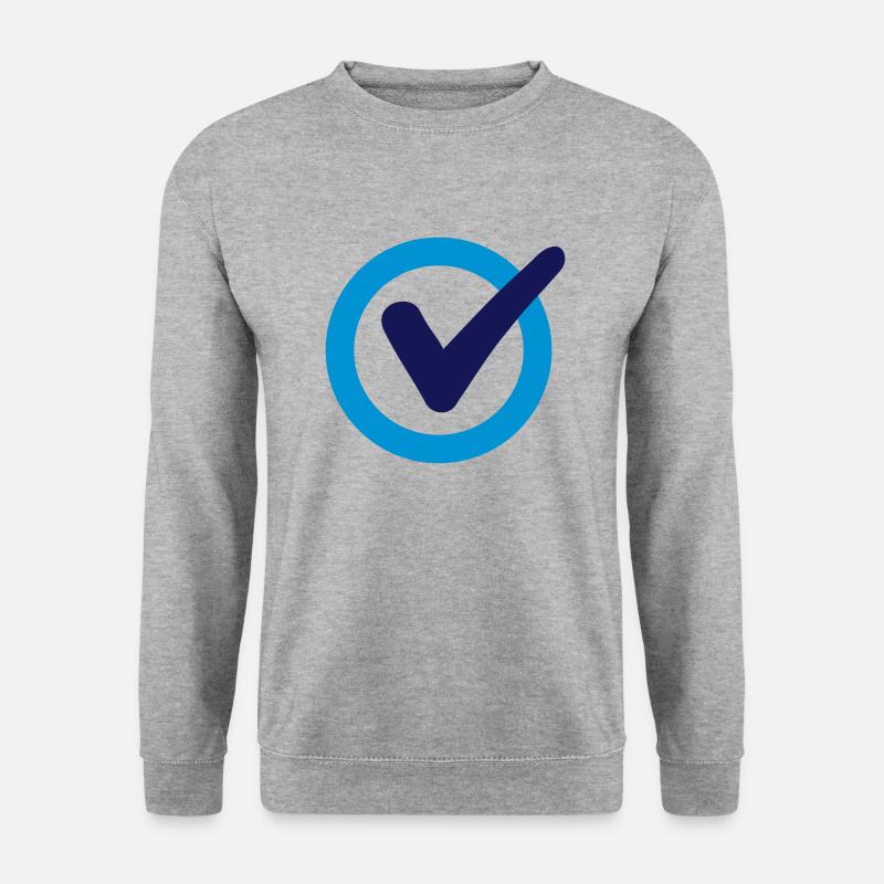 Check - Unisex Sweatshirt - salt & pepper