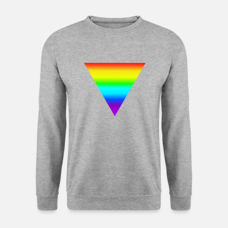 Rainbow triangle - Unisex Sweatshirt - salt & pepper