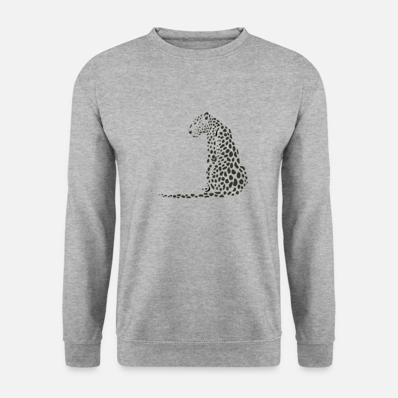 leopard - Unisex Sweatshirt - salt & pepper