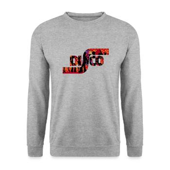 Disco - Sweat-shirt Unisexe - gris chiné - Devant - Alina (178cm) & Michal (187cm)