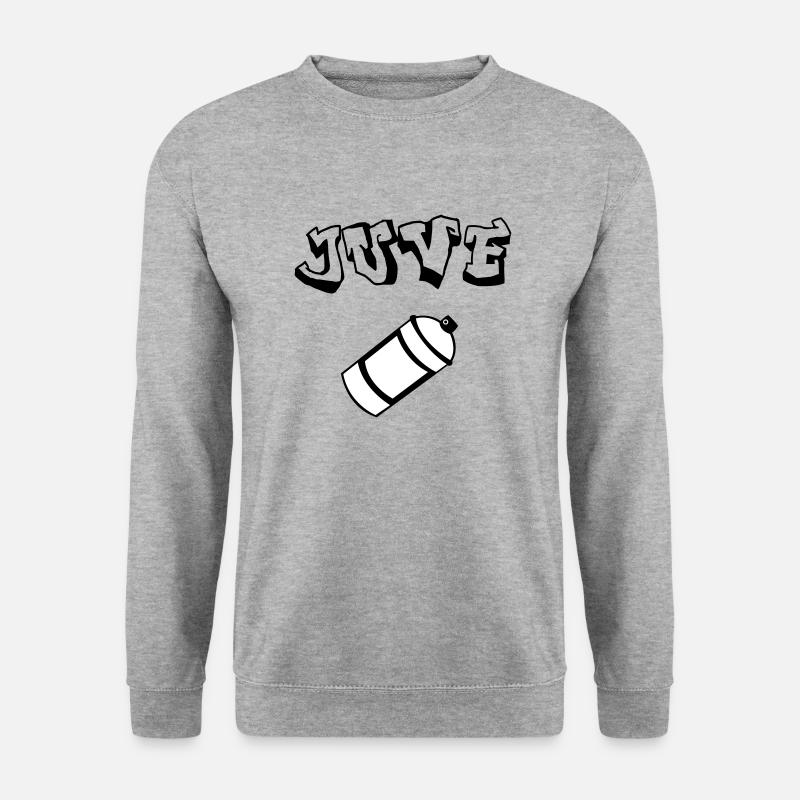Juve Graffiti - Unisex Pullover - Weißgrau meliert