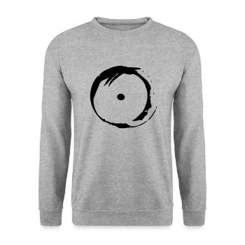 Vintage symbol of truth - Unisex Sweatshirt - salt & pepper - Front - Alina (178cm) & Michal (187cm)