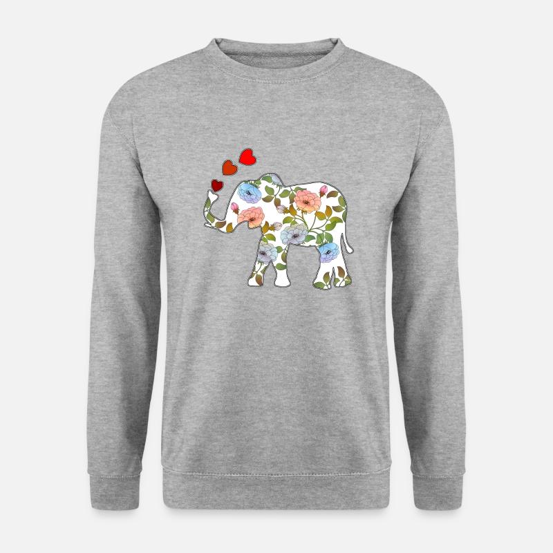 elephant - Unisex Sweatshirt - salt & pepper