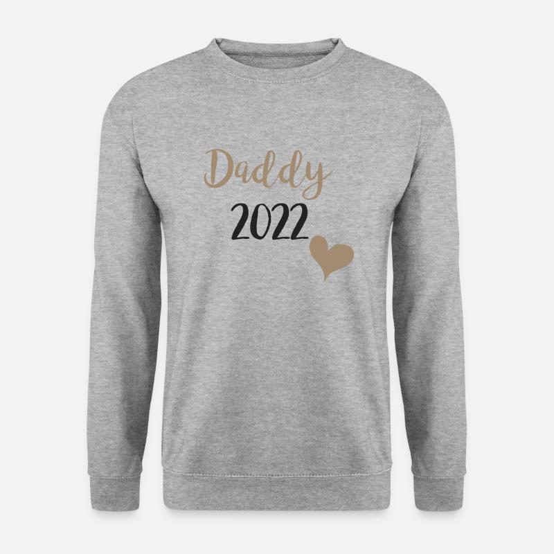 Daddy 2022 - Unisex Pullover - Weißgrau meliert