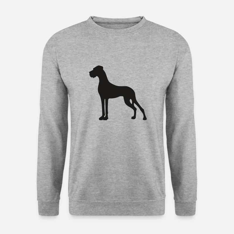 Smallest Great Dane in the state - Unisex Sweatshirt - salt & pepper