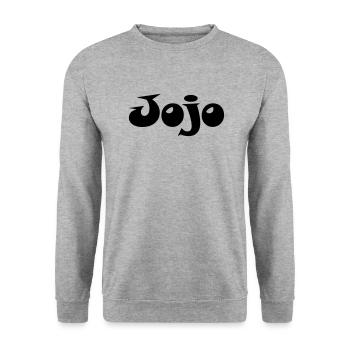 Jojo - Unisex Pullover - Weißgrau meliert - Vorne - Alina (178cm) & Michal (187cm)