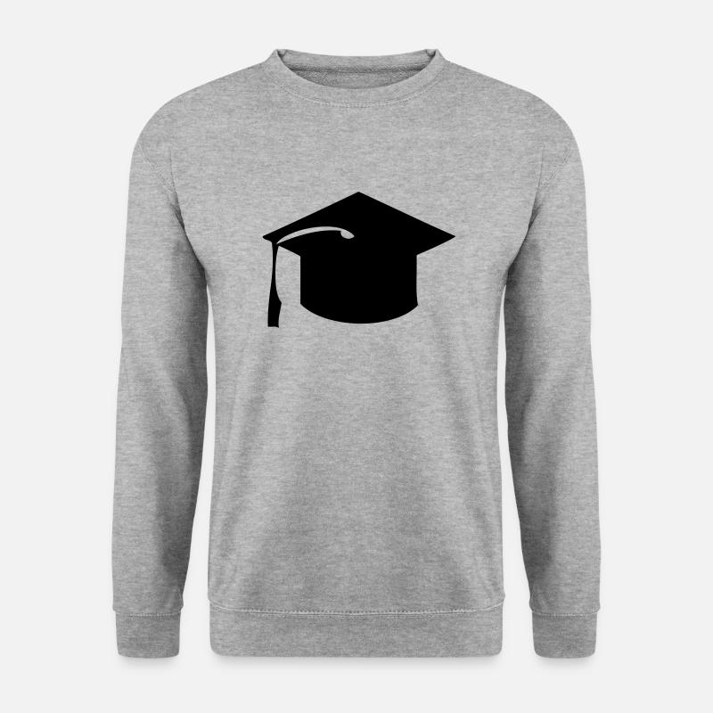Student Hat - Unisex Sweatshirt - salt & pepper