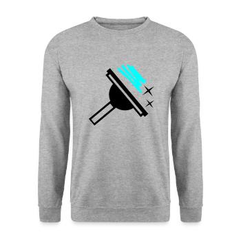 Nettoyeur de vitres - Sweat-shirt Unisexe - gris chiné - Devant - Alina (178cm) & Michal (187cm)